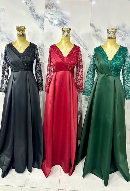 لباس مجلسی و شب ماکسی مدل گیسو 1
