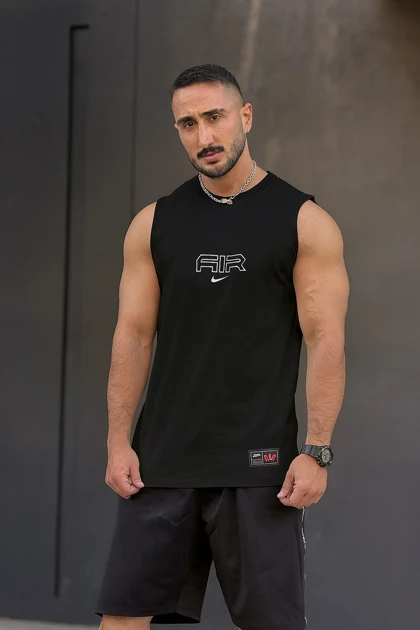 رکابی ورزشی حلقه‌ای NIKE AIR مشکی