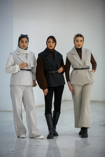 وست یقه E ژیله دار