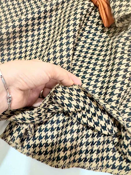 بلوز دامن دخترانه پیچازی 3 تیکه