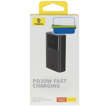 پاوربانک 10000 تایپ سی و USB-A بیسوس Baseus PPXJ1030 P10022907113-00 توان 30 وات