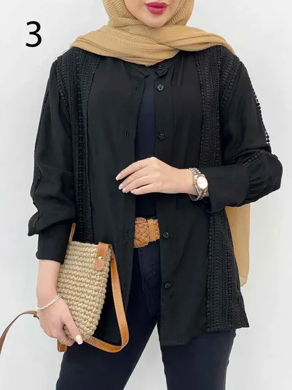شومیز ترکیبی دانتل
