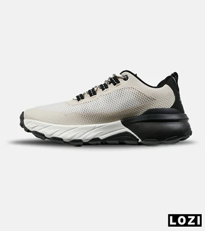 کفش کتانی طبی ورزشی کرم مشکی SKECHERS max protect مدل 7566