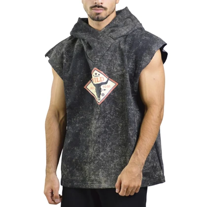 هودی آستین حلقه‌ای اسپرت سنگشور توکرکی مدل SPL-4F0698 مشکی