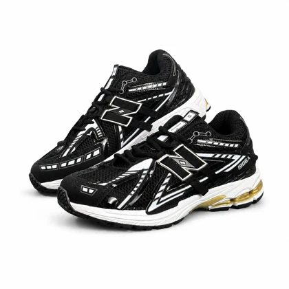 کتانی مردانه نیوبالانس مشکی سفید New BALANCE 1906