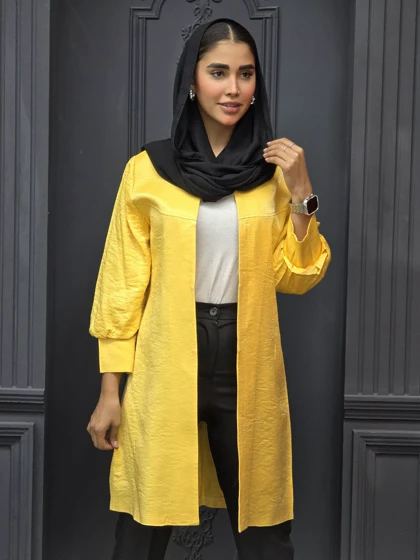 مانتو آستین پفکی زنانه کد 4030105