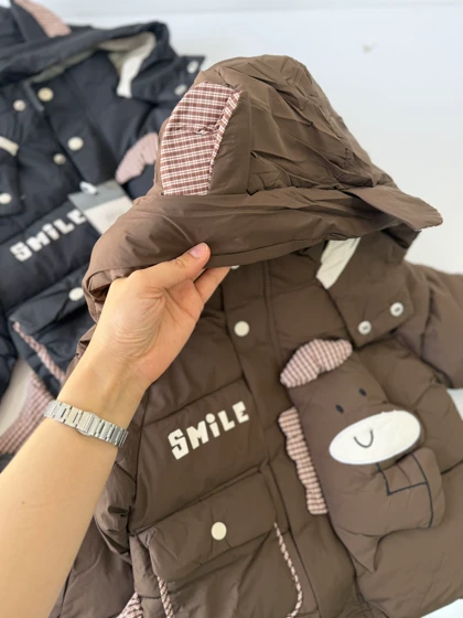 کاپشن وارداتی طرح smile اسپرت