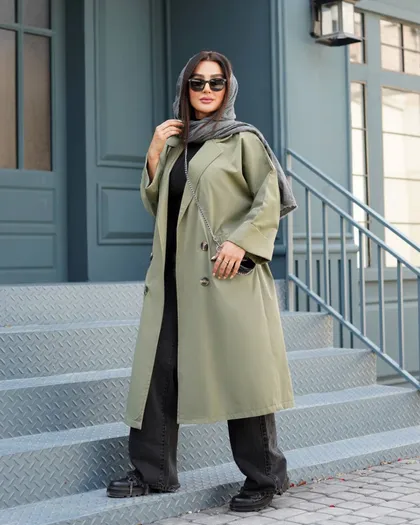 بارانی عبایی کد 3360