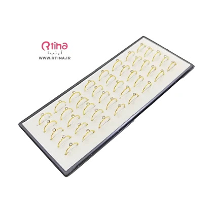 پیرسینگ تک نگین بینی فیک بدون سوارخ