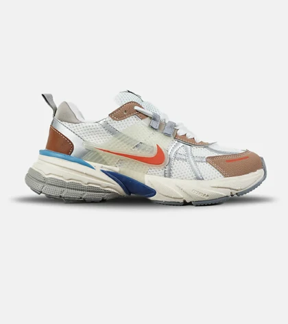 کفش کتانی مردانه و زنانه سفید قرمز قهوه ای Nike cushlon مدل 7600