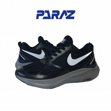 کفش اسپرت و رانینگ مردانه برند نایکی مدل شیلد nikeمشکی طوسی کد 39