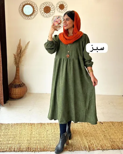 مخمل کبریتی دکمه دار