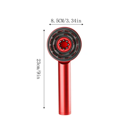 برس حرفه ای ماساژور اسکالپ ردلایت تراپی و روغن تراپی