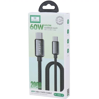 کابل تایپ سی ارلدام Earldom مدل EC-200C-C توان 60 وات 2 متر