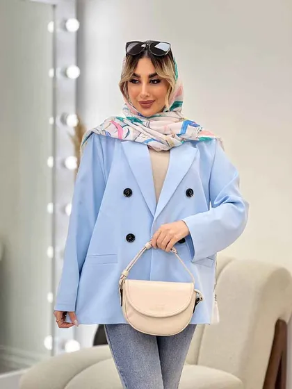 مانتو مازراتی شش دکمه جیب نما