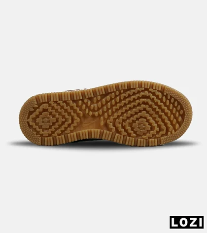 کفش مردانه و زنانه کرم قهوه ای NIKE AIR FORCE مدل 7649