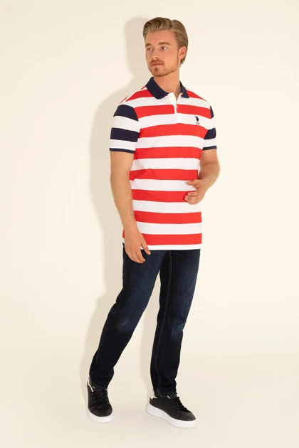 تیشرت یقه پولو مردانه اورجینال assn u.s.-polo-assn.