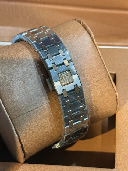 ساعتAP کرنو نقره ای رزگلد صفحه سبز مردانه