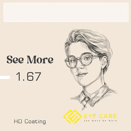 عدسی طبی سی مور See More 1.67 HD Coating/ASP