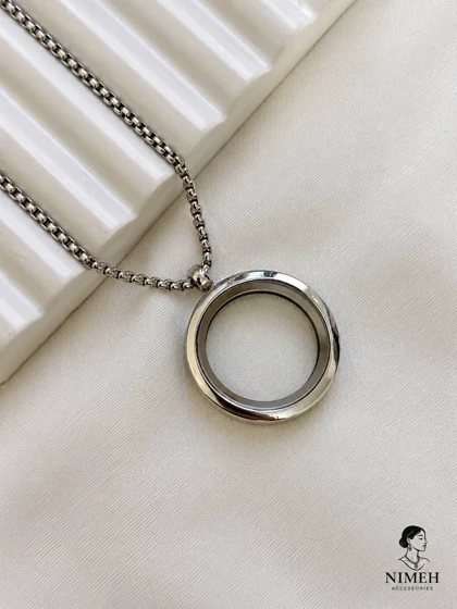 گردنبند لاکت شیشه ای