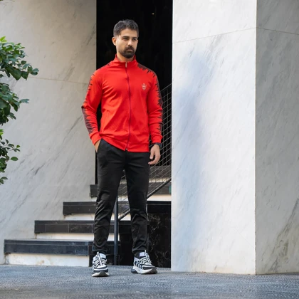 پکیج ست پرسپولیس مردانه ایرانسل +ست سویشرت شلوار پرسپولیس مردانه مدلJ92