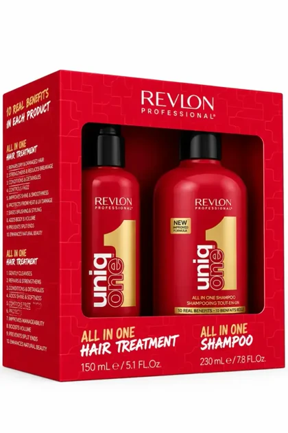 پک شامپو و اسپری مراقبت از مو رولون مدل (Uniq One Great Hair Pack)