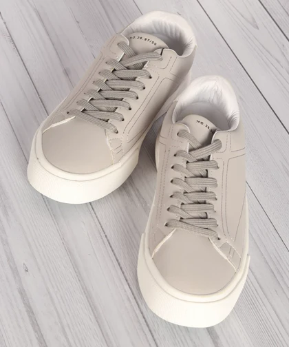 کفش ونس اسپرت طوسی روشن و سفید 1355