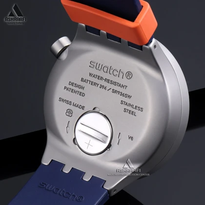ساعت سواچ بند سورمه‌ای Swatch SB07S114