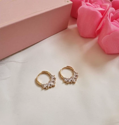 گوشواره طرح طلا ژوپینگ G22