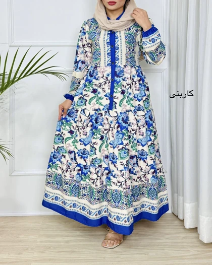 پیراهن بلند جانان کد 883-(پیراهن زنانه پیراهن ساحلی )