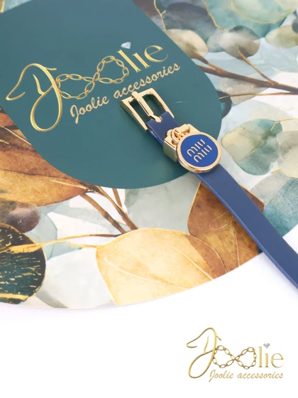 دستبند چرمی زنانه miu miu کد B2140