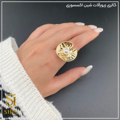 انگشتر زنانه ابکاری نقره کد az28