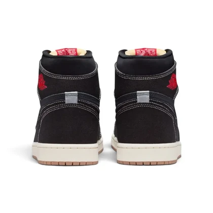 کتانی ویتنامی نایک ایر جردن ساق‌دار فایت کلاب مشکی قرمزNike Air Jordan 1 Retro High OG Flight Club
