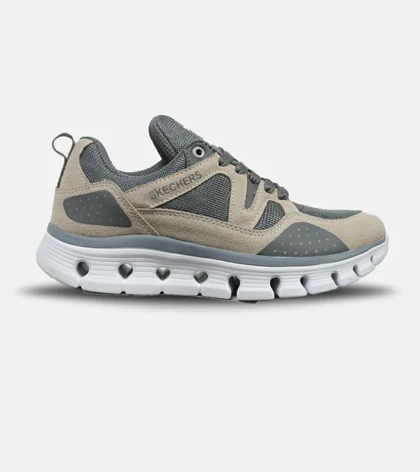 کفش کتانی طبی زنانه و مردانه طوسی کرم SKECHERS element 2.0