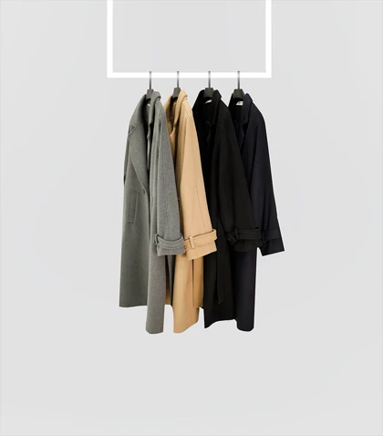 پالتو بلند Pinki 1281 در سه رنگ