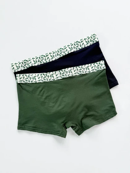 شورت نخ پنبه پادار مردانه جعبه ای لاگوست Lacoste