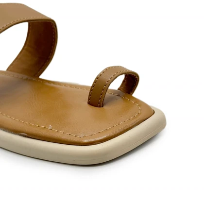 کفش صندل زنانه مدل sandal - 0016_Cognac