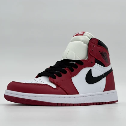 کفش نایک ایر جردن وان ساق‌دار شیکاگو NIKE AIR JORDAN 1 HIGH CHICAGO کد 220