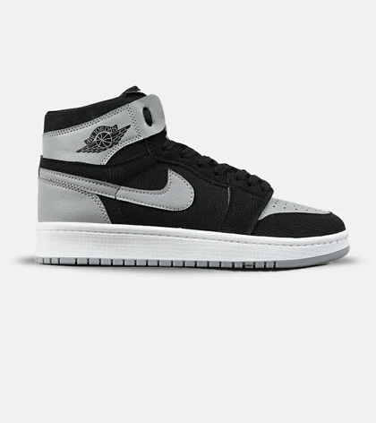 کفش کتانی بزرگ پا ساق‌دار مشکی طوسی NIKE AIR Jordan 1 مدل 8309