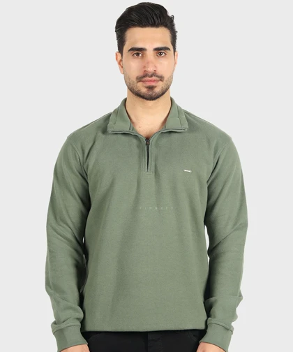 دورس نیم زیپ مردانه یقه سه سانت 0642