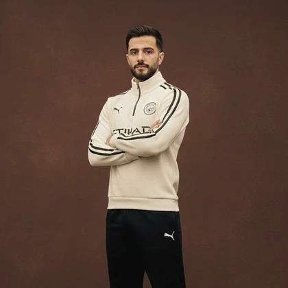 دورس نیم زیپ منچستر سیتی-کرم