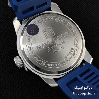 ساعت مچی اورجینال مردانه موتور ژاپن برند نیوی فورس مدل NF9202 بند رابر