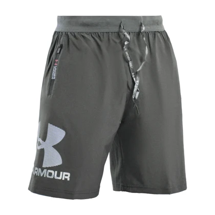 شلوارک ورزشی مردانه آندر آرمور مدل 3952 طوسی تیره