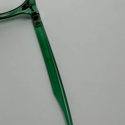 فریم عینک طبی بلوکات گوچی GUCCI گرد سبز