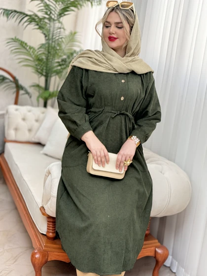 پیراهن کبریتی کمرگت2147