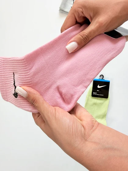 جوراب نیم ساق نخ پنبه نایکی Nike
