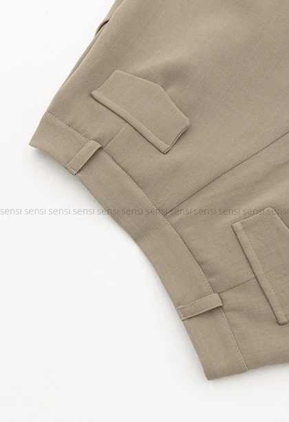 شلوار کرپ پیلی کد1005184