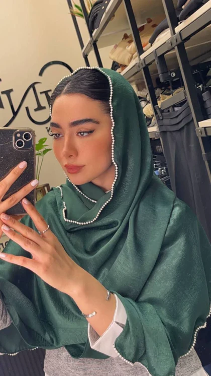 شال کوپرا دور مرواریدی 4225