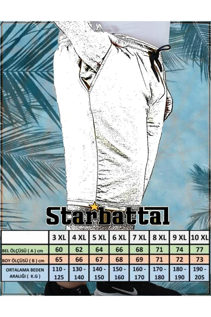 شلوارک سایز بزرگ و برمودا مردانه استارباتال starbattal