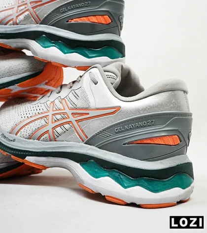 کتانی بزرگ پا طوسی روشن نارنجی ASICS GEL-KAYANO 27